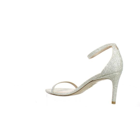 Stuart Weitzman Womens Nudistcurve 75 Gold Ankle Strap Heels Size 6 Medium (B, - Picture 3 of 4